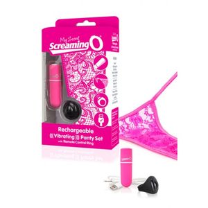 The Screaming O - Charged Remote Control Panty Vibe Roze