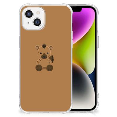 iPhone 14 Stevig | Bumper Hoesje | Baby Hyena iPhone 14 Stevig | Bumper Hoesje | Baby Hyena