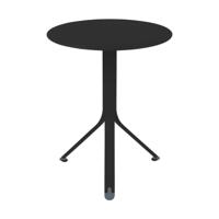 Fermob Rest'o tuintafel Ø60 cm Liquorice
