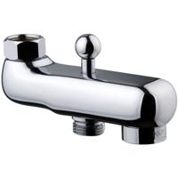 Xellanz Chroom Baduitloop met Omstelknop - Luxe en Duurzaam