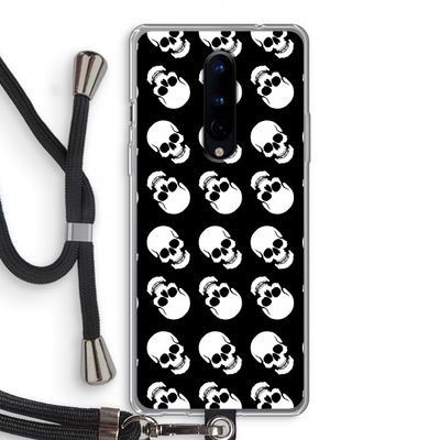 Musketon Skulls: OnePlus 8 Transparant Hoesje met koord
