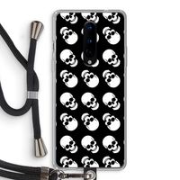 Musketon Skulls: OnePlus 8 Transparant Hoesje met koord