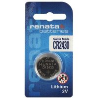1 Stuk Renata CR2430 3v lithium knoopcelbatterij - thumbnail