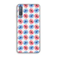 Klaproosjes: Samsung Galaxy A7 (2018) Transparant Hoesje