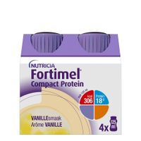 Fortimel Compact Protein Vanille Flesjes 4x125ml