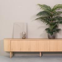 LABEL51 Tv-meubel Oliva - Naturel - Eiken - Tv-Meubel 220 cm