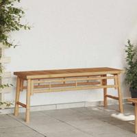Tuinbank 110x38x45 cm bamboe