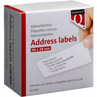 Label etiket quantore dk-11208 38mmx90mm adres wt