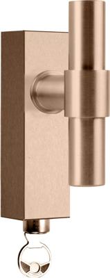 Formani draaikiepgarnituur Piet Boon ONE PBT20-DKLOCK afsluitbaar - PVD licht brons
