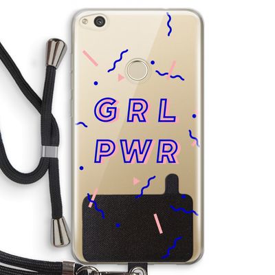 GRL PWR: Huawei Ascend P8 Lite (2017) Transparant Hoesje met koord