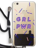 GRL PWR: Huawei Ascend P8 Lite (2017) Transparant Hoesje met koord