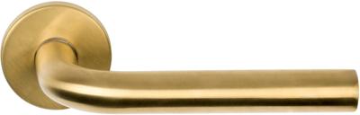Formani Basics LB3-19 EN1906/3 deurkruk geveerd op rozet - PVD mat goud