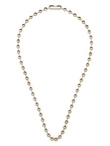 Takahiromiyashita The Soloist collier en maille boule - Argent