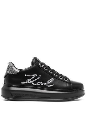 Karl Lagerfeld baskets à logo - Noir