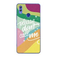 Don't call: Honor Note 10 Transparant Hoesje