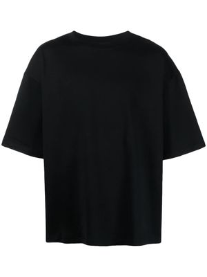 STYLAND x notRainProof t-shirt en coton biologique à patch logo - Noir