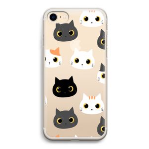 Katten: iPhone 7 Transparant Hoesje