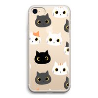 Katten: iPhone 7 Transparant Hoesje