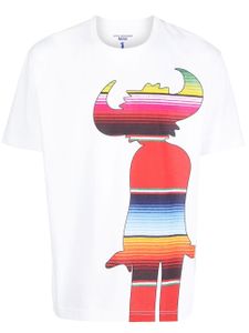 Junya Watanabe MAN t-shirt à imprimé graphique - Blanc