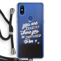 Right Place: Xiaomi Mi Mix 3 Transparant Hoesje met koord