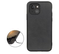 Casecentive Shockproof Leren back case iPhone 13 Mini zwart - 8720153794138