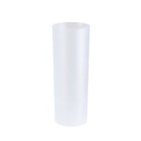 Juypal longdrink glas - 6x - wit - kunststof - 330 ml - herbruikbaar   -