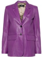 Arma blazer Brussels en cuir - Violet - thumbnail