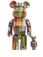 MEDICOM TOY figurines BE@RBRICK Benjamin Grant (Overview) Lisse 100% + 400% - Vert - thumbnail