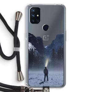 Wanderlust: OnePlus Nord N10 5G Transparant Hoesje met koord