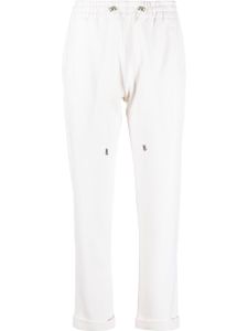 Colombo pantalon à lien de resserrage - Blanc