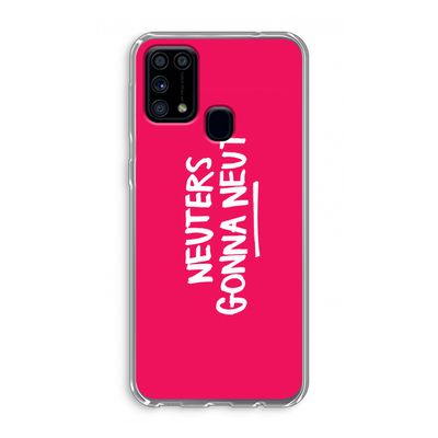 Neuters (roze): Samsung Galaxy M31 Transparant Hoesje