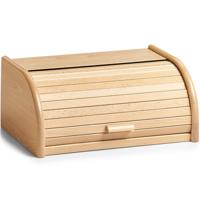 Zeller Luxe Broodtrommel - hout - met klep - 40 x 28 x 18 cm - brooddoos - brood bewaardoos Zeller Luxe Broodtrommel - hout - met klep - 40 x 28 x 18 cm - brooddoos - brood bewaardoos