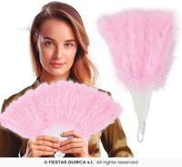 Veren waaier roze