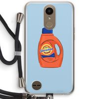 Ultra Sensitive: LG K10 (2017) Transparant Hoesje met koord