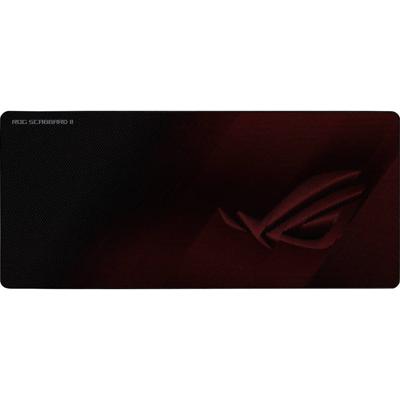 Asus ROG Scabbard II Gaming muismat Stofdicht, Spatwaterdicht Zwart/rood (b x h x d) 400 x 3 x 900 mm