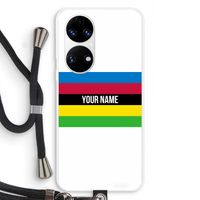 WK Wielrennen: Huawei P50 Transparant Hoesje met koord