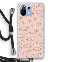 Ponys: Xiaomi Mi 11 Lite Transparant Hoesje met koord