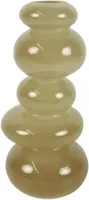 Countryfield vaas glas nessia 11x24cm beige