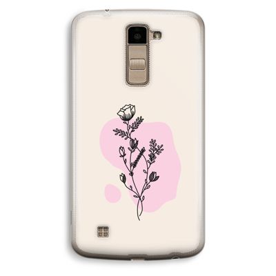 Roses are red: LG K10 (2016) Transparant Hoesje