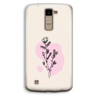 Roses are red: LG K10 (2016) Transparant Hoesje