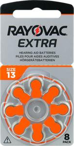 Rayovac Extra type 13 oranje (8 pak)