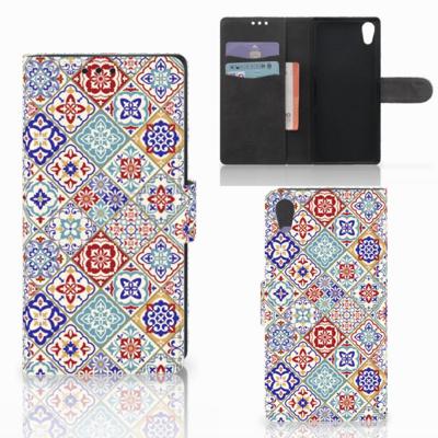 Sony Xperia XA1 | Bookcase | Tiles Color