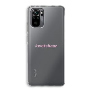 kwetsbaar: Xiaomi Redmi Note 10 Pro Transparant Hoesje