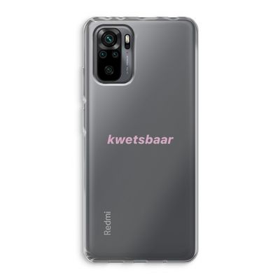 kwetsbaar: Xiaomi Redmi Note 10 Pro Transparant Hoesje