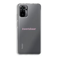 kwetsbaar: Xiaomi Redmi Note 10 Pro Transparant Hoesje