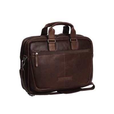 The Chesterfield Brand Seth - Leren Laptoptas - Bruin
