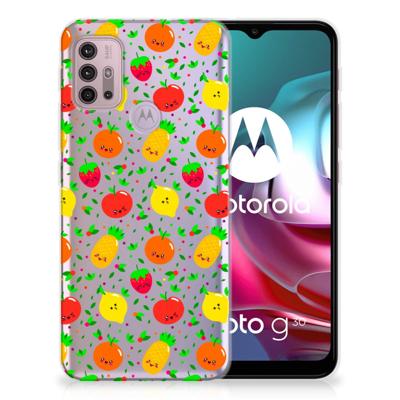 Motorola Moto G30 | G10 | Siliconen Case | Fruits