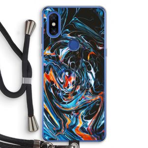 Black Unicorn: Xiaomi Mi Mix 3 Transparant Hoesje met koord