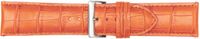 Horlogeband Poletto 454S.14.24 Leder Oranje 24mm