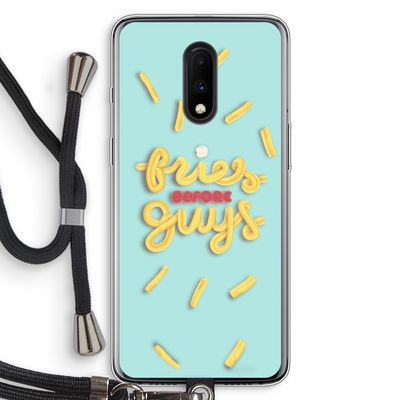 Always fries: OnePlus 7 Transparant Hoesje met koord
